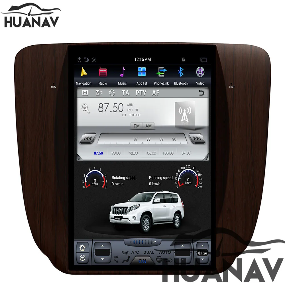 Android 7 Тесла модели dvd плеер gps навигации для GMC Yukon/Chevrolet Tahoe 2007 2011 авто радио