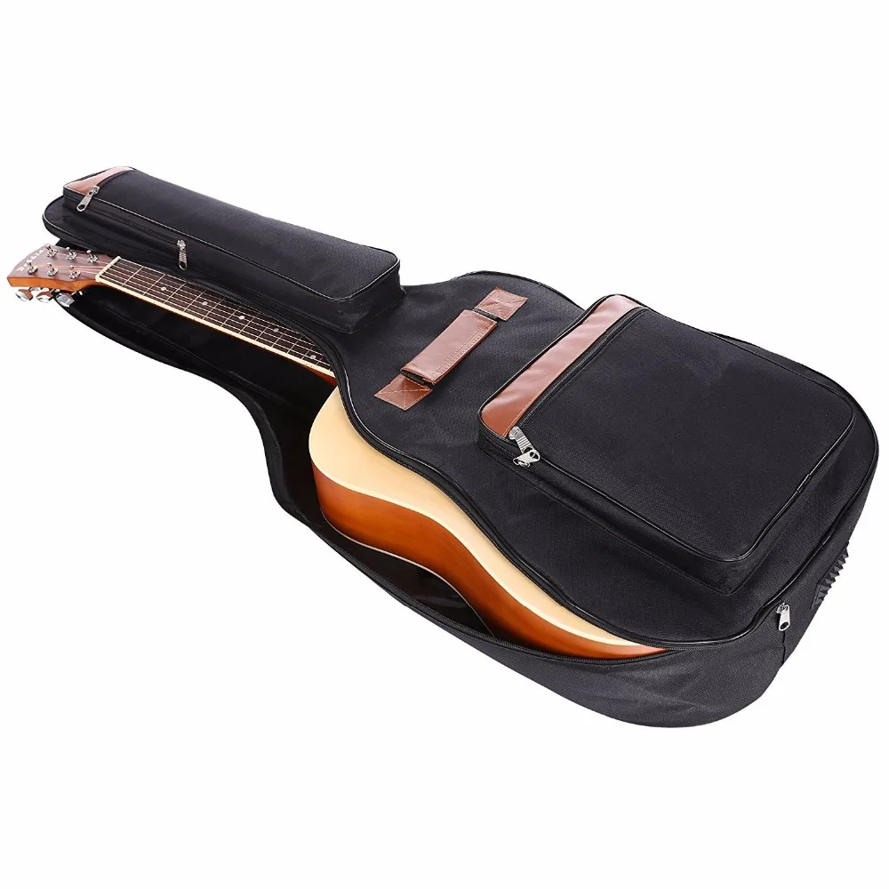 40/41 дюймов 600D Оксфорд Акустическая гитара Gig Bag 8 мм хлопок Мягкий Case|acoustic guitar gig
