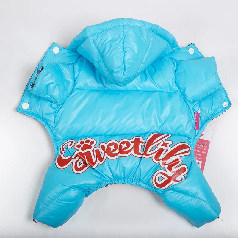 Одежда для маленьких собак Sweetie теплая зимняя пуховая куртка французского