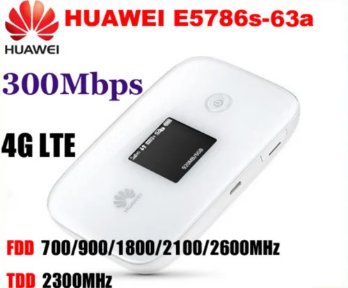Разблокированный Huawei E5786s 63a 4G LTE CAT6 300 Мбит/с Wifi роутер модем Мобильная точка