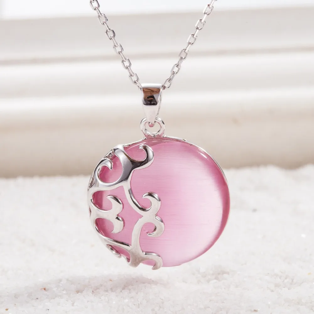 Ювелирные изделия из стерлингового серебра 925 пробы подвески с белым опалом 100%