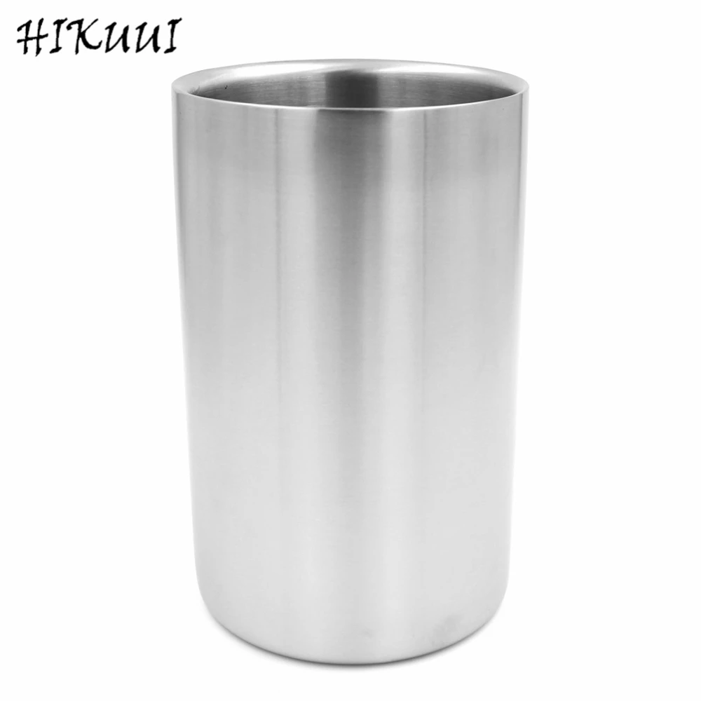 2Л ведра для льда кухонные инструменты барная посуда прямые нержавеющая сталь