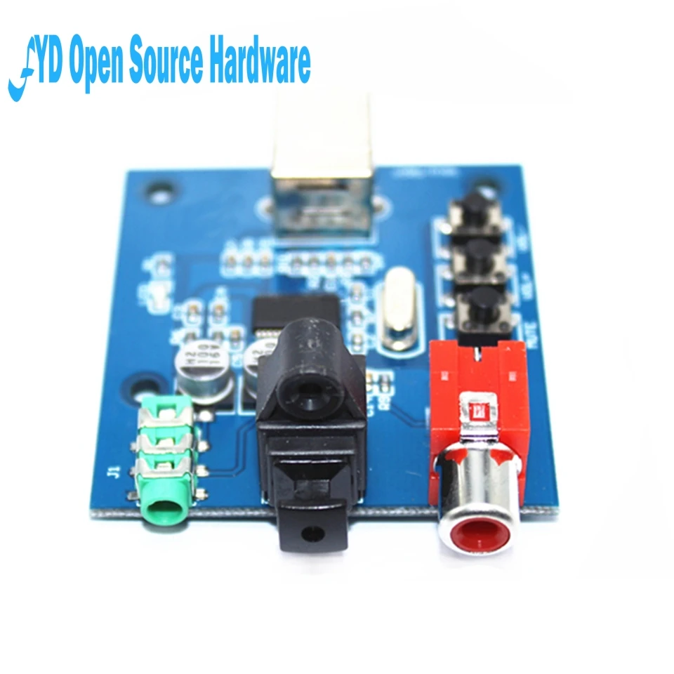 1 шт. PCM2704 аудио DAC USB к S/PDIF звуковая карта hifi декодер плата 3 5 мм аналоговый