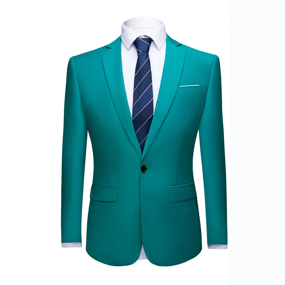 Азиатский размер, высококачественный для Бала выпускников, костюмы, куртка, блестящие, 16 цветов, контрастный воротник, платье, вечерний Блейзер, Homme, приталенный костюм, пальто, куртка
