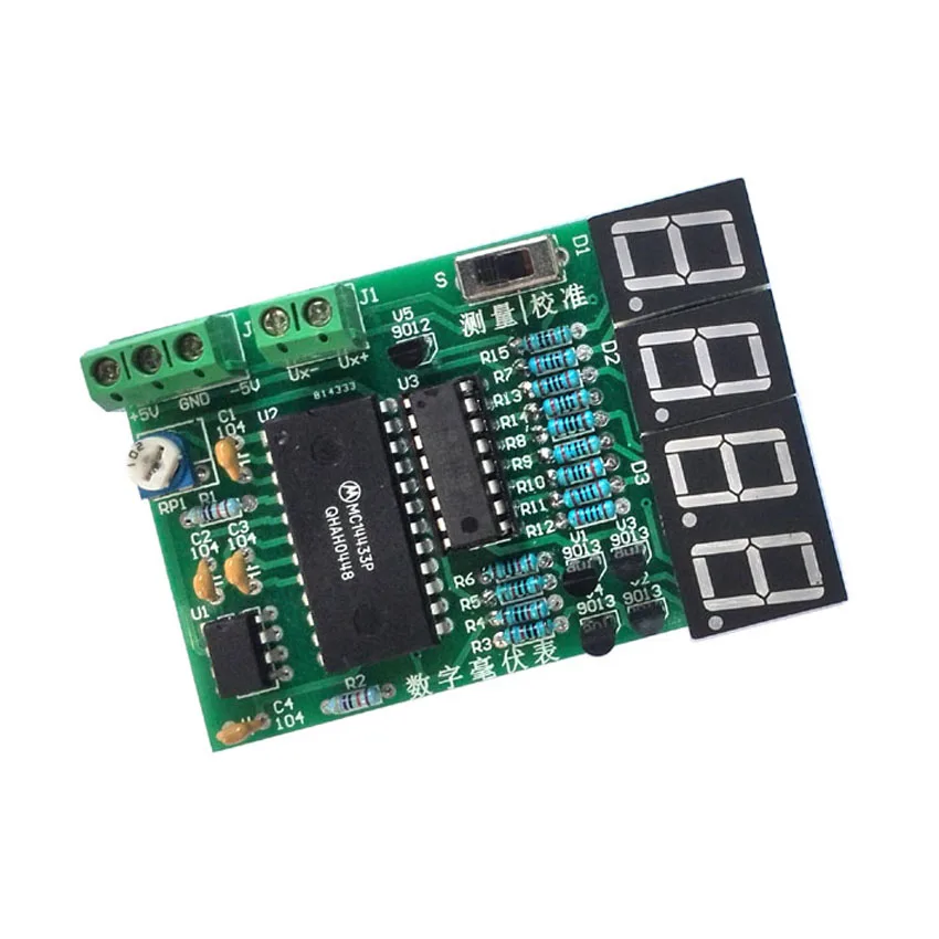 CNIKESIN Diy электронные детали и компоненты навыки обучение цифровой милливольтметр