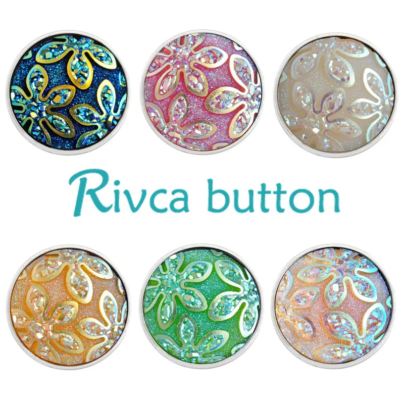 Высокое качество изделия из смолы стили DIY 18 мм цветы Шарм защелки браслет для