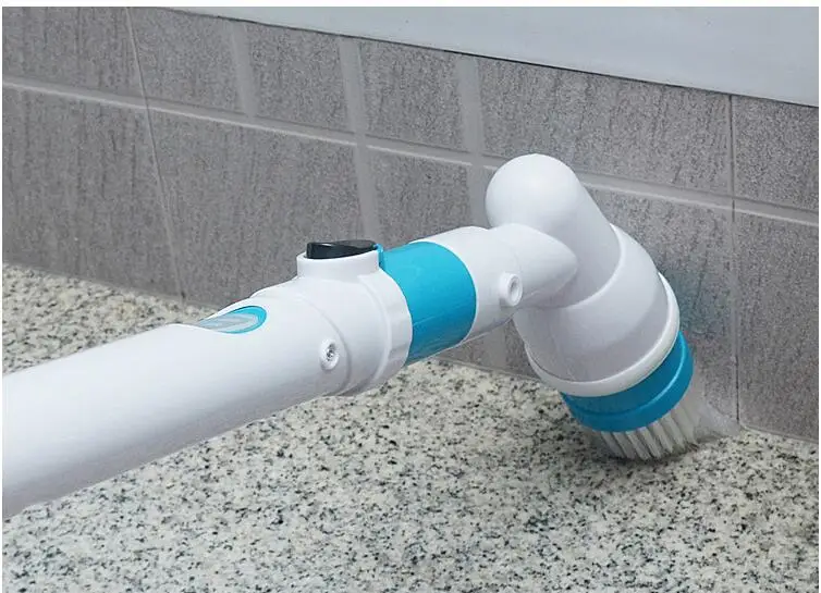 2017 электрическая турбо-скраб с длинной ручкой щетка для чистки