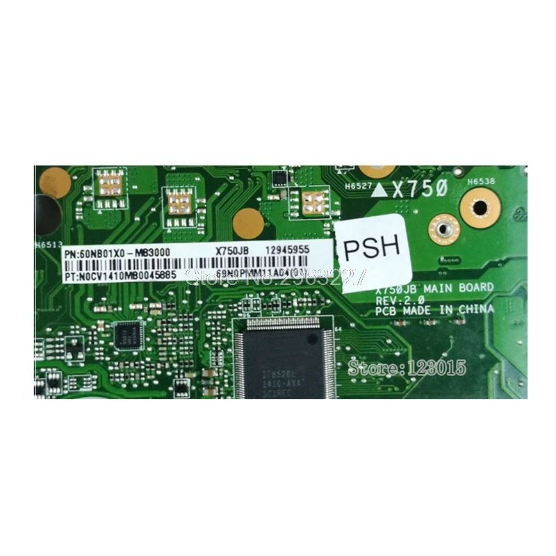 X750JB REV2.0 для ASUS A750J A750JB K750J K750JB материнская плата i5 cpu P/N90NB01X0-R00010 N14P-GV2 протестированная материнская плата