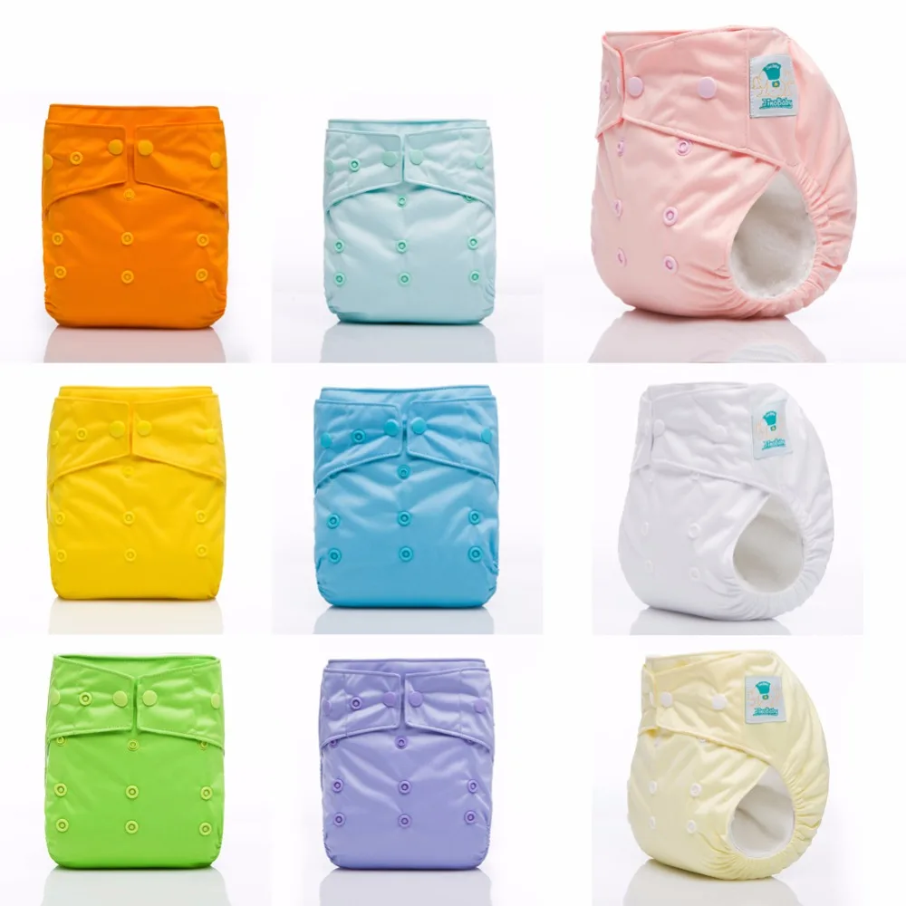 Подгузники JinoBaby AIO для новорожденных одного размера многоразовые подгузники