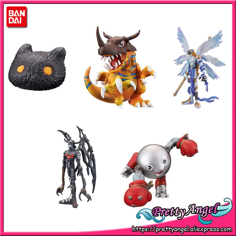 PrettyAngel-Подлинная Bandai 20th anniversary Digimon Digital Monster Capsule Mascot коллекция мини-фигурка