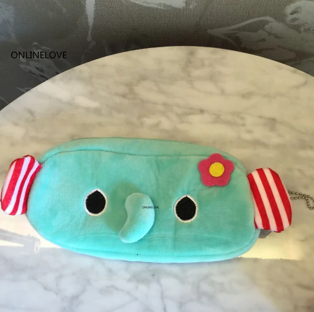 Kawaii Little 3 размера новая плюшевая Сумочка для монет с изображением слона мини