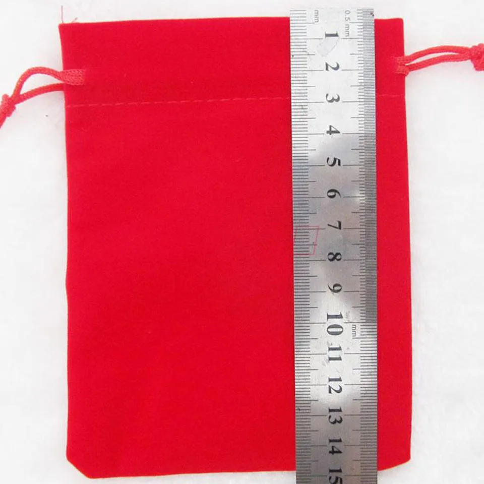 Бархатный мешочек на шнурке 11 х15 см 6 цветов выбор для ювелирных изделий