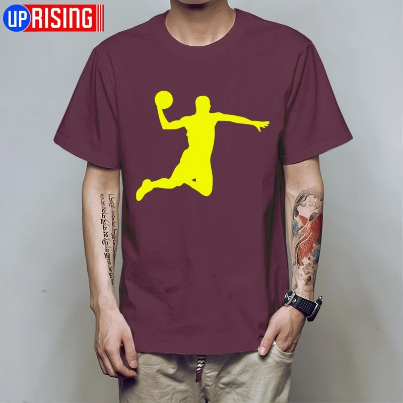 maroon yellow Принт Майкл Джордан рубашка мужская с круглым вырезом 3D изображения Джерси Мода иорданский Данк футболки и топы, Графический Футболка 3D HB81 - Цвет: maroon yellow