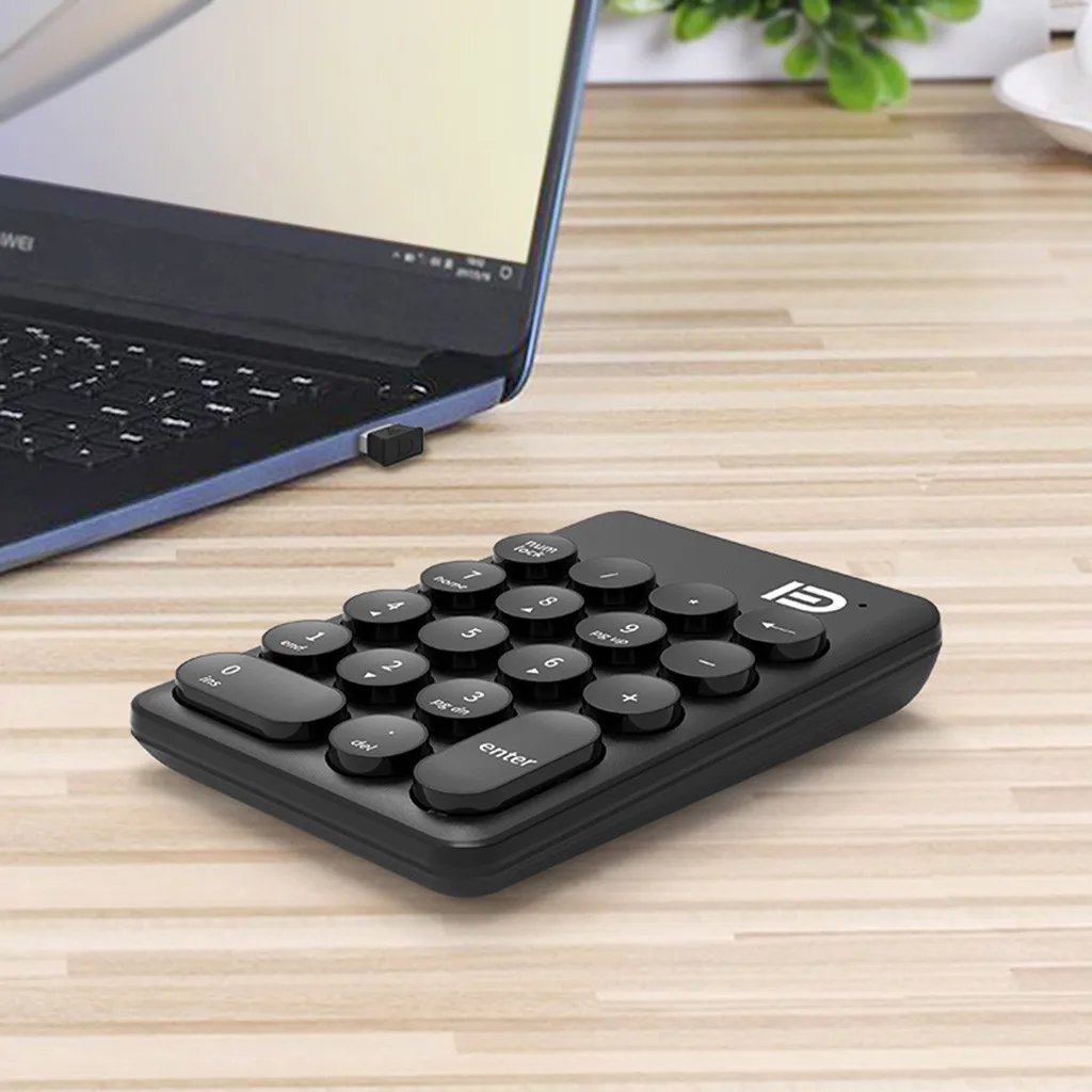 Portable Mini Wireless Keyboard USB Receiver 19 Key Digital Waterproof Numeric | Компьютеры и офис