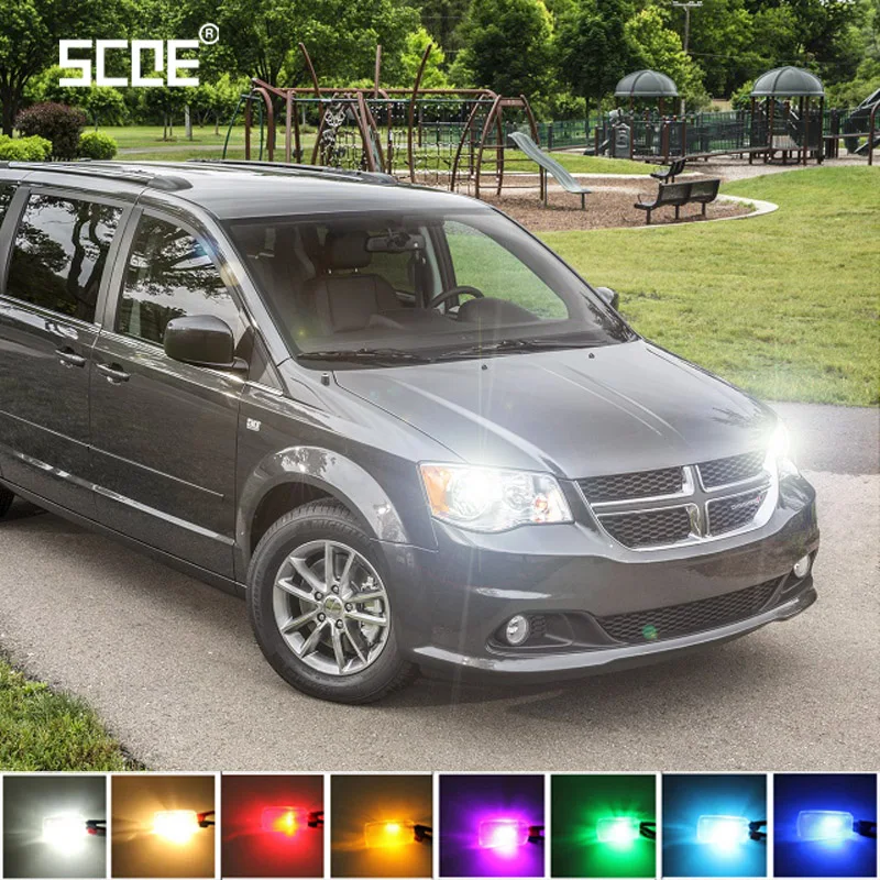Сверхъяркая Передняя парковочная боковая габаритная лампа для Dodge Caravan Nitro SCOE 2 x