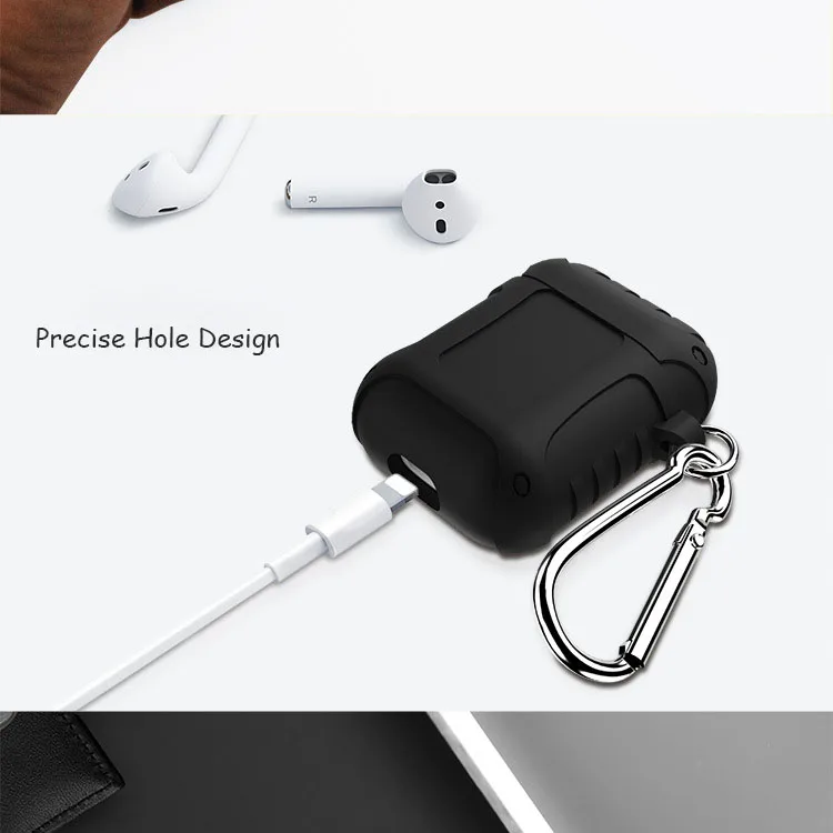 Крутой спортивный мужской чехол-броня для Apple AirPods, Bluetooth, беспроводной чехол для наушников, чехол s Для Air Pods, чехол для зарядки