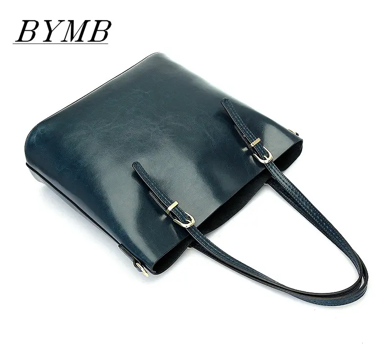 

European and American 100% Genuine leather leisure women bags Brand package large capacity sub-parent bag of bill of lading