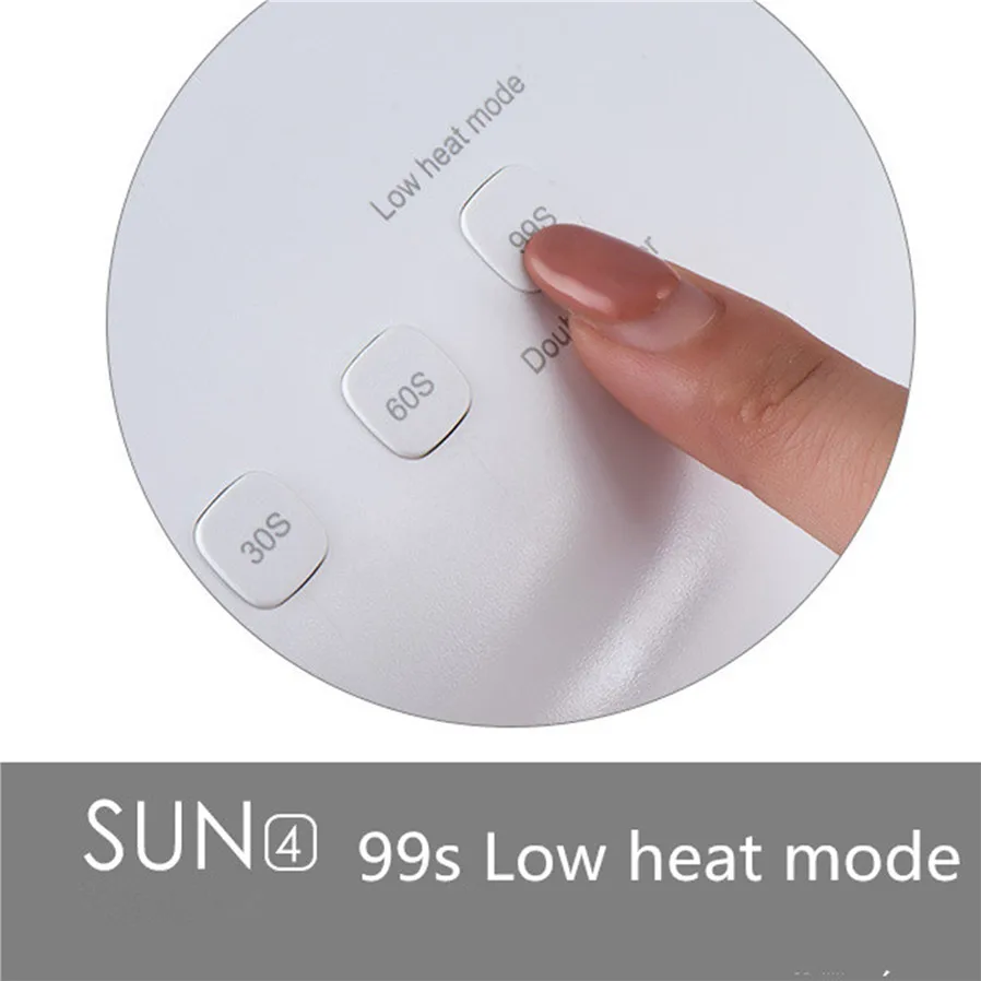 Лампа для ногтей SUNUV SUN4 36 светодиодов 48 Вт Сушилка с датчиком УФ-лампа гель-лака