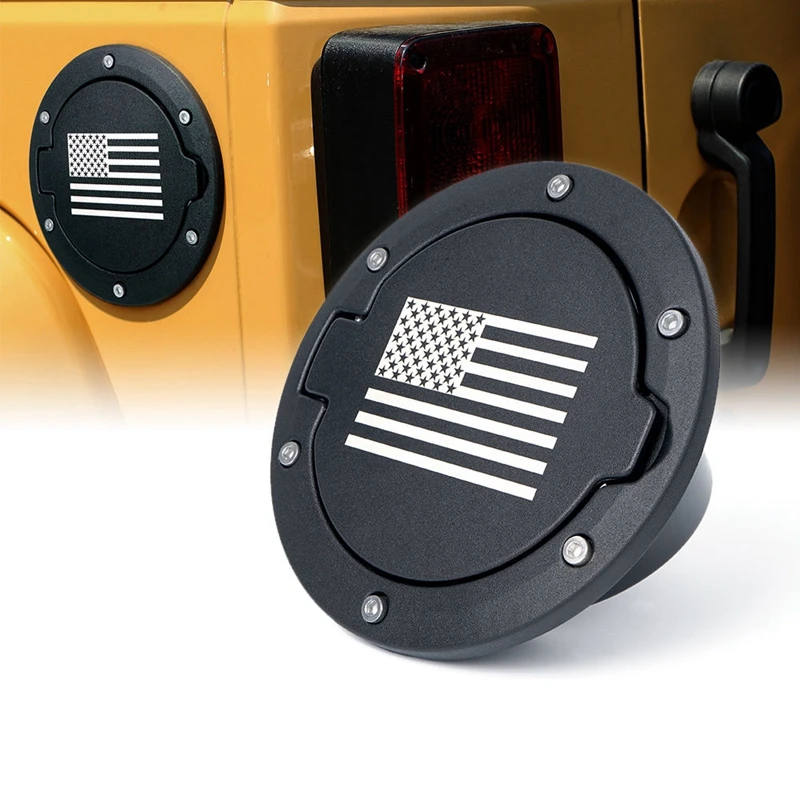 Крышка топливного бака с флагом США черная крышка из АБС пластика бензобака для