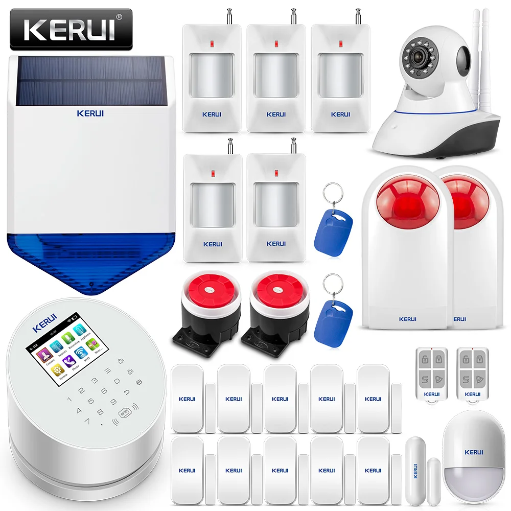 Русский сток KERUI W2 Wi Fi GSM сигнализация Системы IOS приложение для Android удаленного