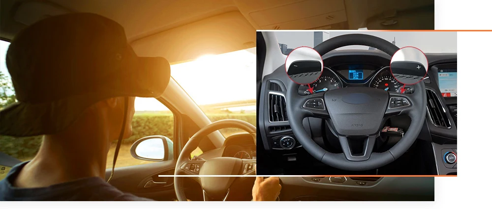 MEWANT черный чехол рулевого колеса автомобиля из натуральной кожи для Ford Focus 3- Kuga- Escape C-MAX Ecosport