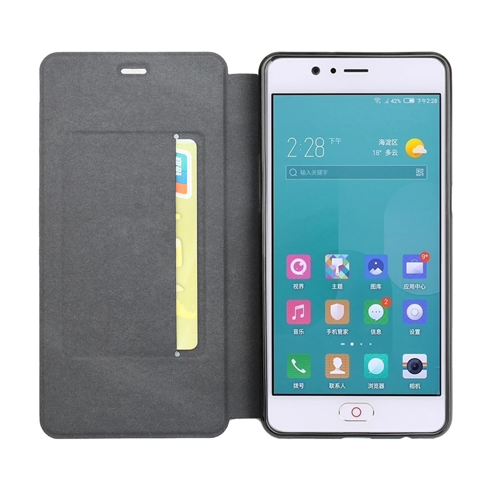 Флип кожаный чехол для глобальной версии zte Nubia M2 Snapdragon 625 Octa Core 4 Гб ram 64 rom Dual 5