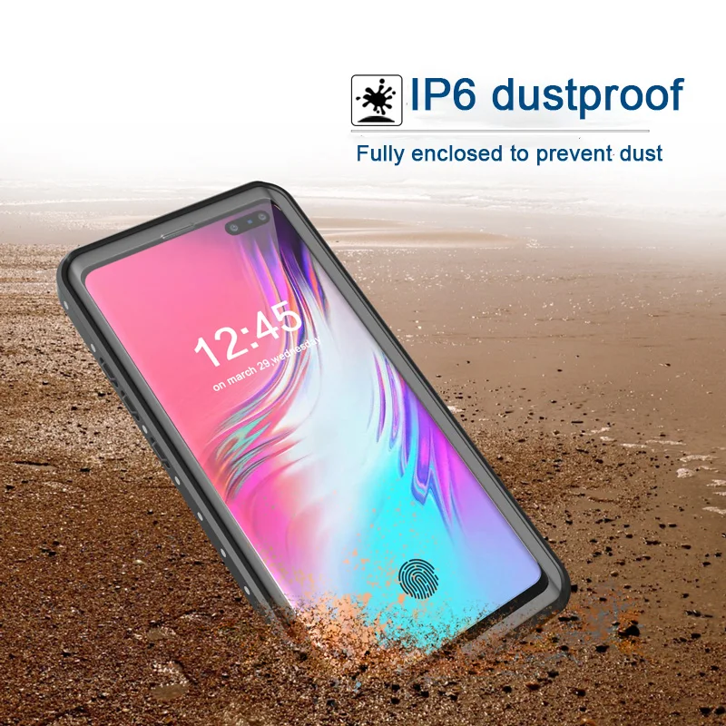 Чехол Armor IP68 ДЛЯ Samsung S10 водонепроницаемый чехол для Galaxy Plus прозрачный защита от