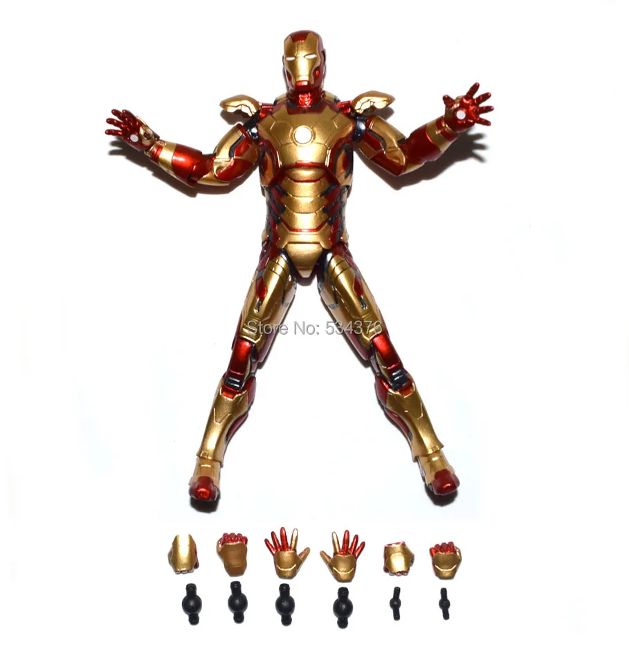 Экшн фигурка свободного покроя MS Legends Select Iron Man MK Mark 42 Armor 6|action figure|marvel legendsfigures action