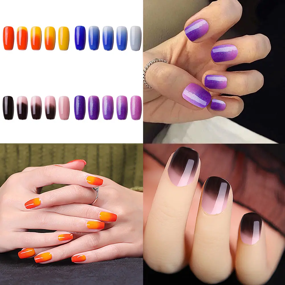 Летний сменяющий цвет Лак для ногтей УФ отмачиваемый гель масляный клей|Гель