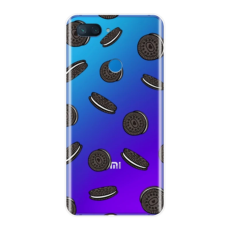 Мягкий силиконовый чехол для телефона Xiaomi MI 5 5C 5S 5X 6 6X Plus пончик мороженое Cooky ack A1 A2