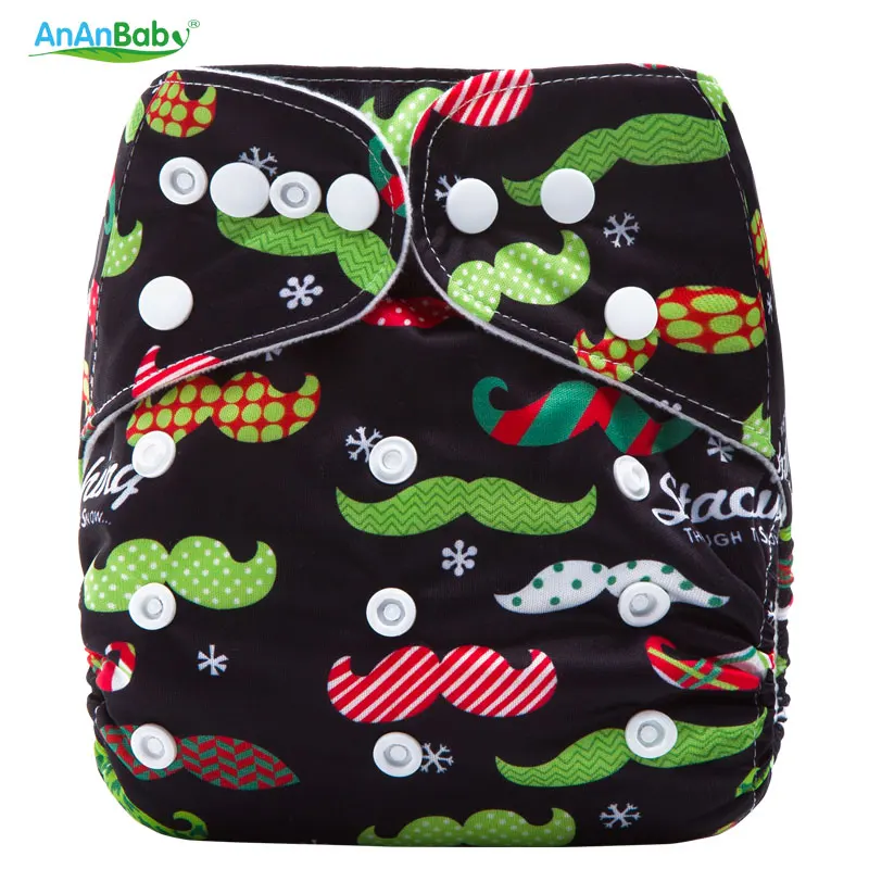 Тканевые Многоразовые Подгузники на Рождество осенние детские подгузники