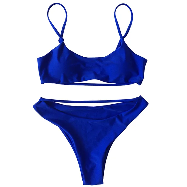 B520Blue Новинка, сексуальный неоновый зеленый спортивный бикини, женский леопардовый купальник, бразильский купальник, Женский комплект бикини из двух предметов, купальный костюм - Цвет: B520Blue