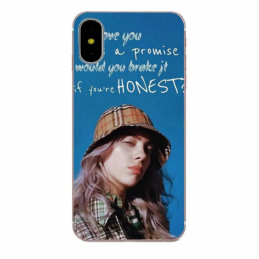 Billie Eilish дизайн для Huawei Honor 4C 5A 5C 5X 6 6C 6A 6X 7 7X 8 9 V8 V10 Y3II Y5II Y6II G8 P7 Play Lite сумки из ТПУ
