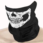 Модный скелет, череп на Хэллоуин вечервечерние волшебный шарф Мульти Функциональная Бандана Маска для лица шейный головной убор шапка шарф шейный страшный 0028