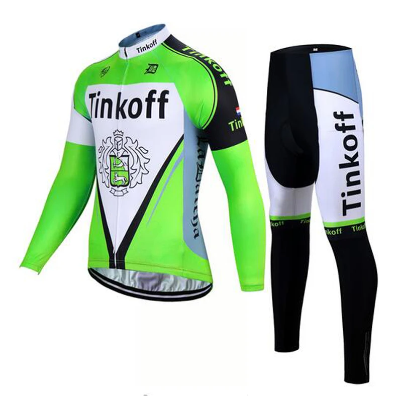 Трикотажная футболка Tinkoff с длинным рукавом для профессиональной команды