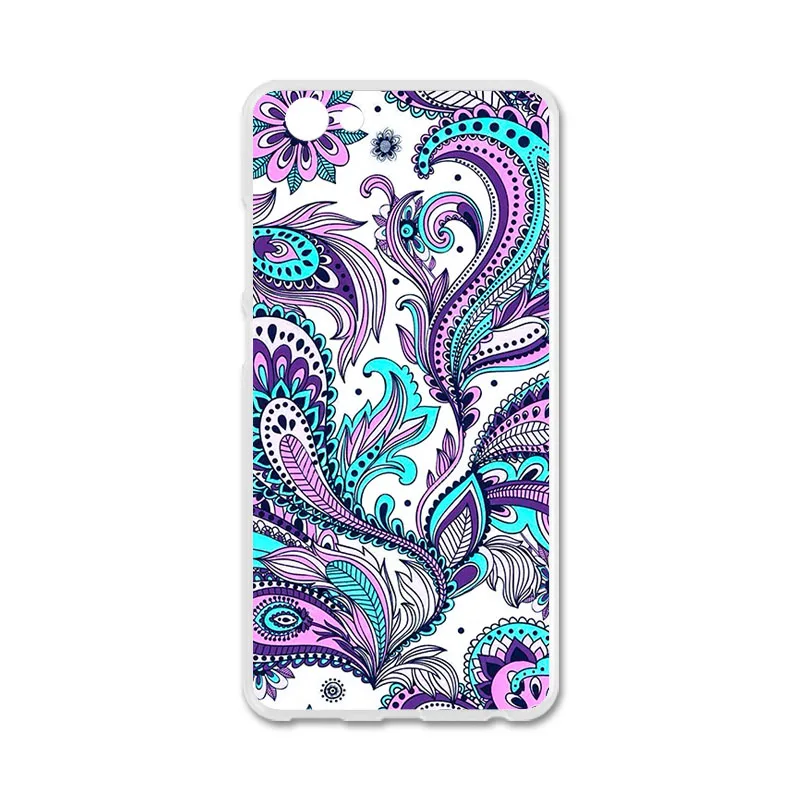 Q096 TPU чехол s для Vivo Y71, силиконовый чехол-бампер с цветочным рисунком для Vivo Y71i, 6,0 дюймов, чехол для телефона, мягкая задняя крышка, Fundas - Цвет: Q096