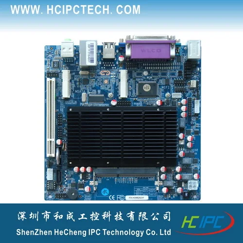 HCIPC M425 4 ITX HCM52X21F материнская плата Atom D525 Mini PCI.2COM GPIO 2Mini PCIE 8USB 1LAN PCI LVDS + VGA.LPT 1DDR3