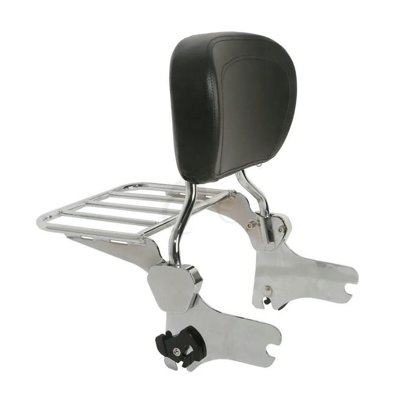 Мотоциклетная съемная спинка Sissy Bar & багажная стойка для Harley Touring Road King Classic Electra