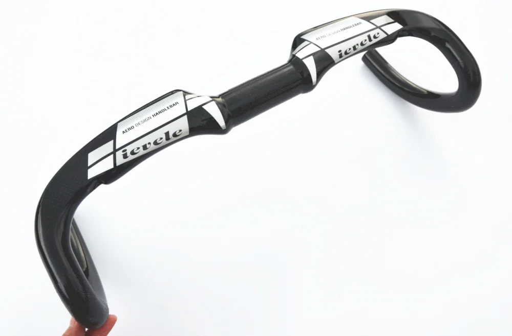 Ievele полностью углеродный руль для шоссейного велосипеда гоночного изгиба на