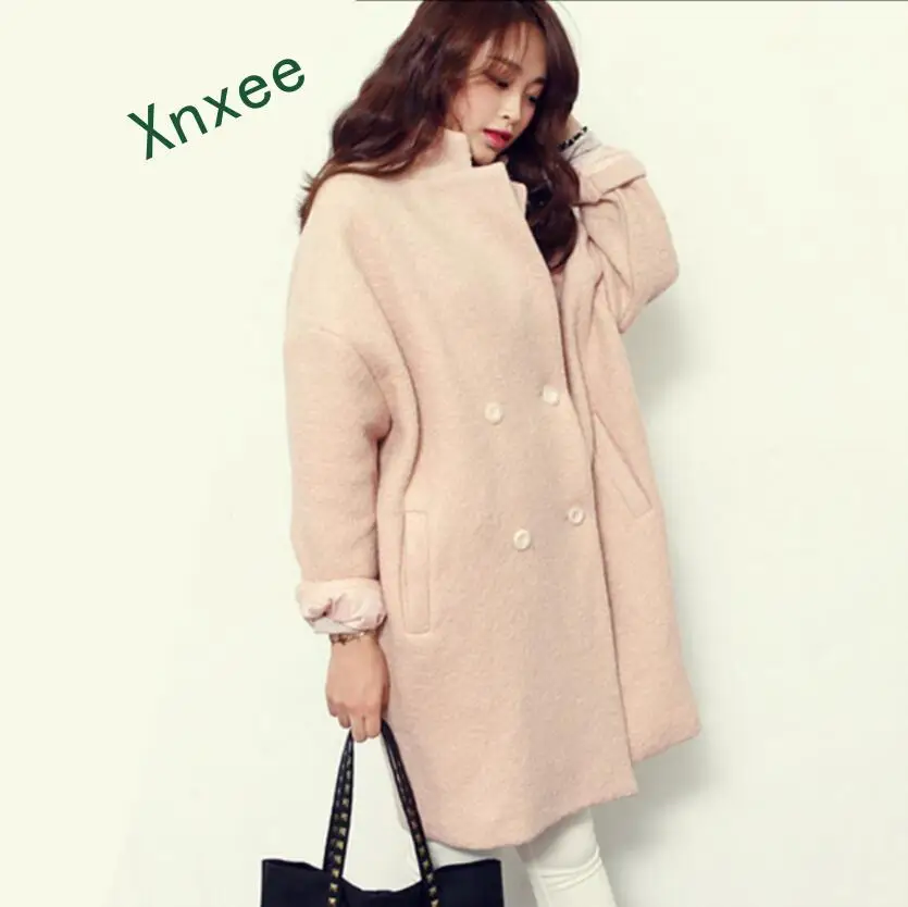 Xnxee 2019 зимнее модное женское новое пальто с длинным рукавом средней длины