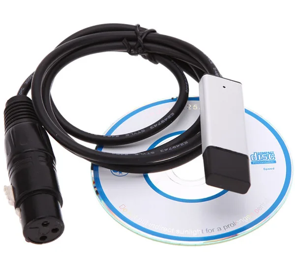 

USB-DMX512 DMX512 master controller;Supports many kinds of popular computer DMX512 control softwares
