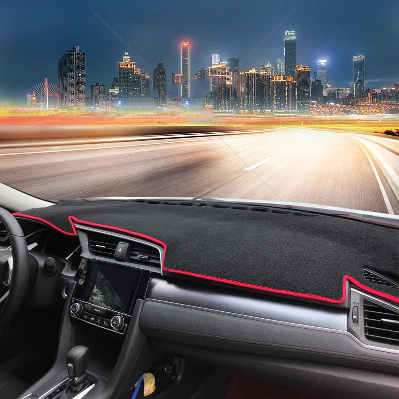 

Чехлы для приборной панели автомобиля для Honda Civic 10, 2016, 2017, 2018, 2019, 2020, LHD