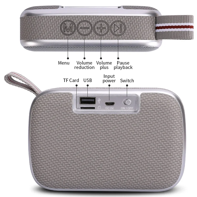 Мини беспроводной динамик музыка саундбокс TF USB Bluetooth колонки | Электроника