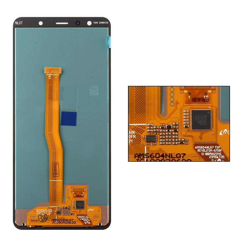 Оригинальный/TFT для SAMSUNG GALAXY A7 2018 A750 A750F SM / DS A750G ЖК дисплей сенсорный экран с рамкой