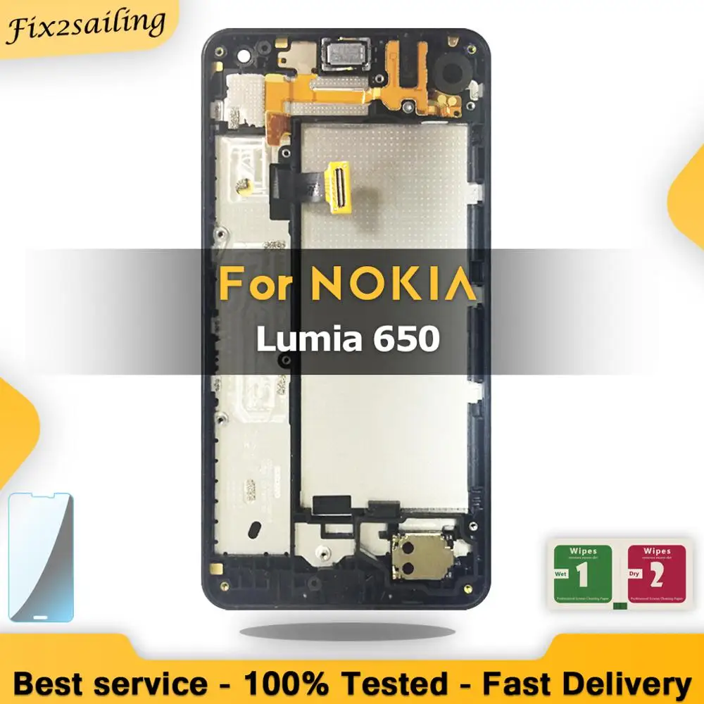ЖК дисплей для Nokia Lumia 650 RM 1152 1154 1109 LCD сенсорный экран дигитайзер в сборе с