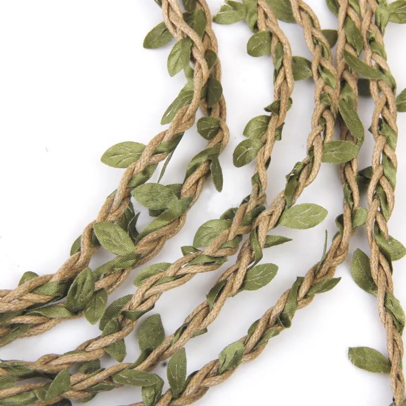 Искусственная искусственная винограда лоза 1 рулон 10 м гирлянда в виде листьев