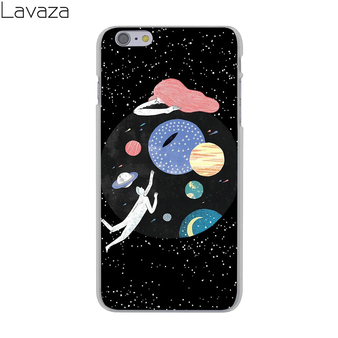 Lavaza Stars Moon астронавт воздушного корабля Cat 8Plus жесткий чехол для телефона iPhone XR X 11 Pro XS Max 8 7 6S 5 5S SE 4S 4 10