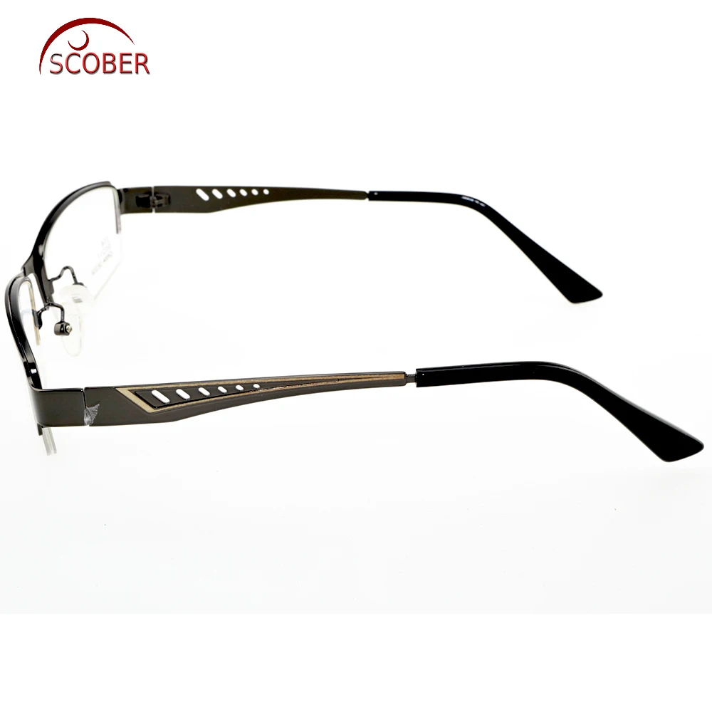 Новинка 2019 очки Gafas Полуободковые полые оправы для очков оптические линзы на