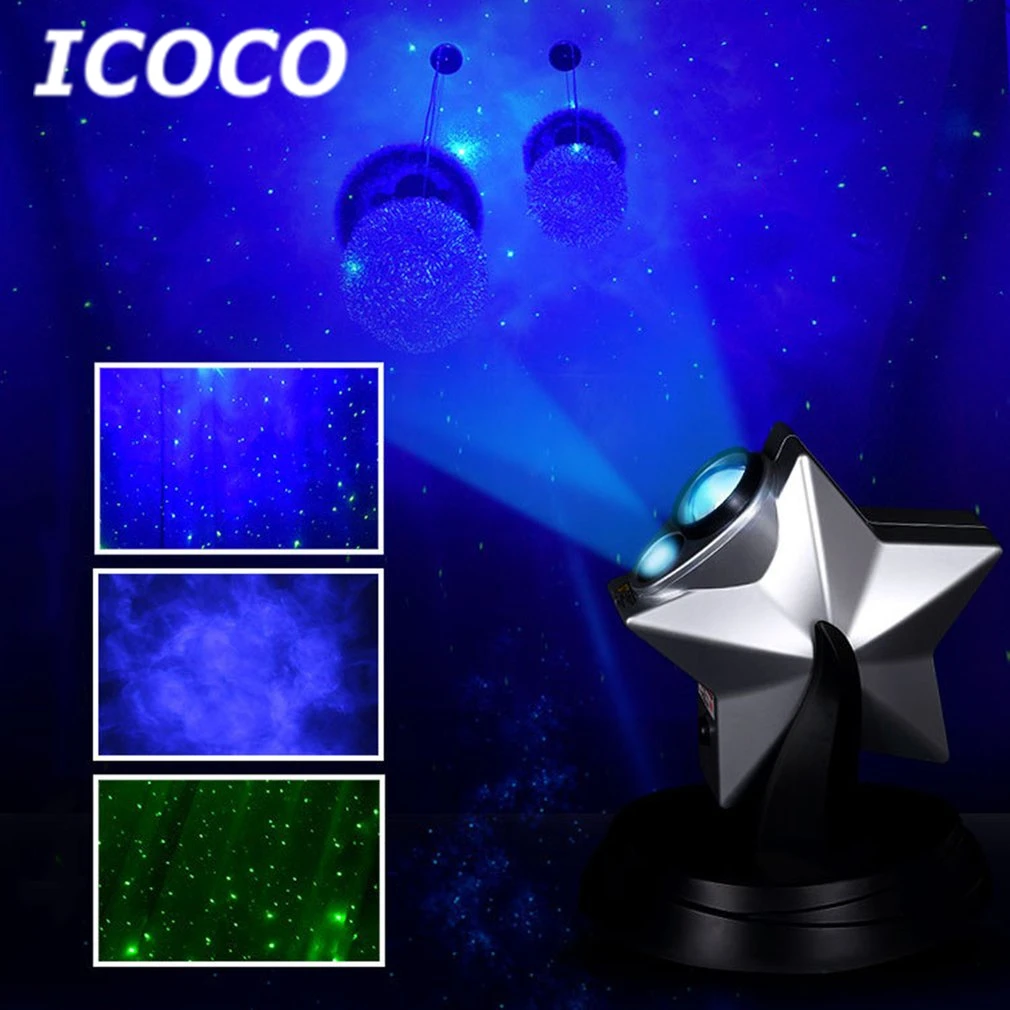 ICOCO Романтическая звезда сумеречное небо проектор светодиодный ночник лазерный
