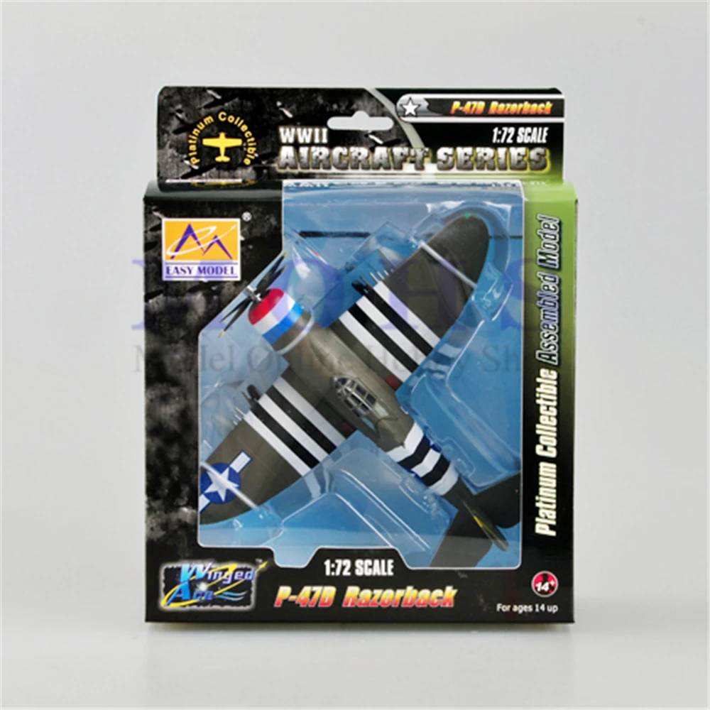 EASY MODEL 36423 1/72 собранные модели Scale P 47D готовые весы для самолетов Warbird RAZERBACK 47 P47D| |